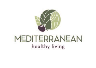 A logo designed by Elisa Watson Creative for Mediterranean Healthy Living